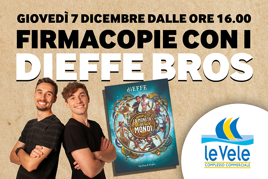 Giovedì 7 dicembre 2023 i diEFFE Bros a Le Vele! – Centro Commerciale Le  Vele